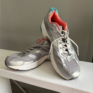 Ryka Silver and Coral Athletic Shoes‎